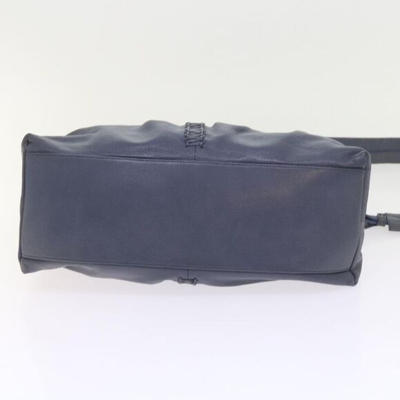 Bulgari Blue Leather Handbag (Pre-Owned) - Picture 3 of 16